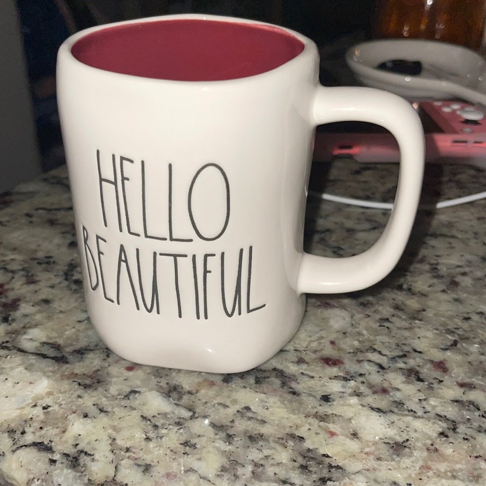 Rae Dunn “HELLO BEAUTIFUL” mug